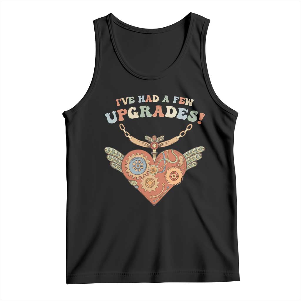Congenital Heart Disease CHD Awareness Tank Top I've Had A Few Upgrades Toy Heart