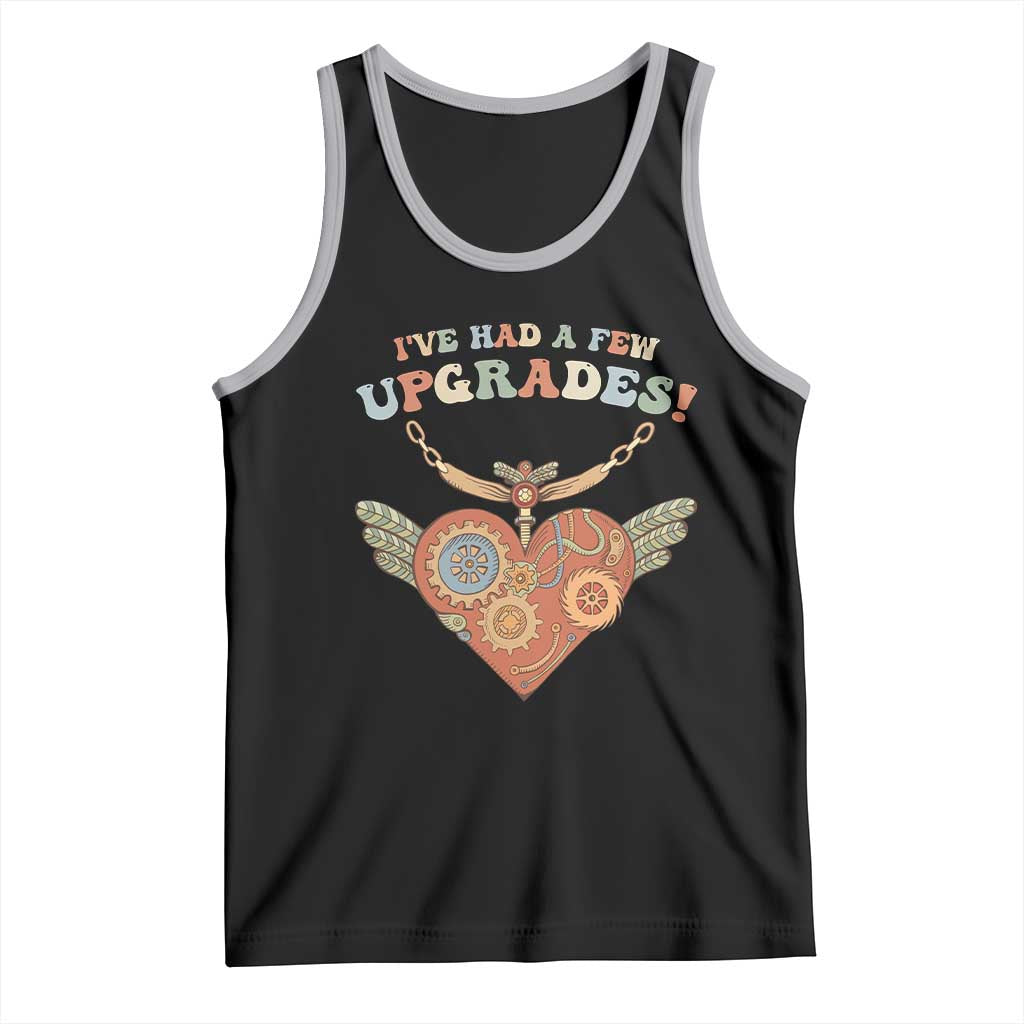 Congenital Heart Disease CHD Awareness Tank Top I've Had A Few Upgrades Toy Heart
