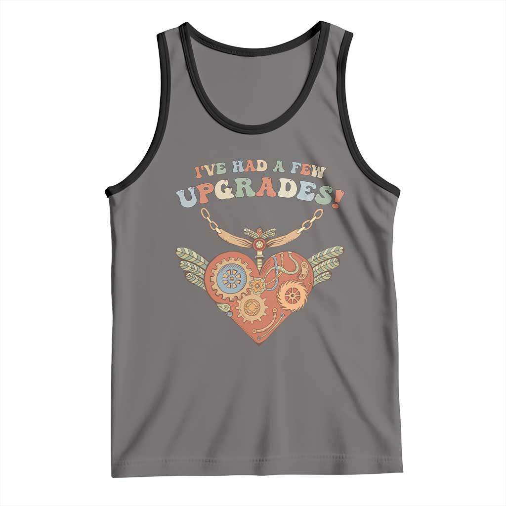 Congenital Heart Disease CHD Awareness Tank Top I've Had A Few Upgrades Toy Heart