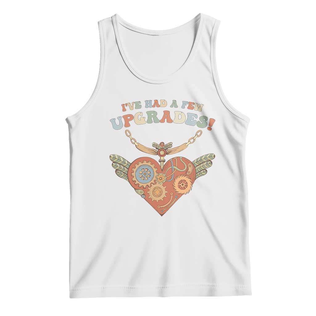Congenital Heart Disease CHD Awareness Tank Top I've Had A Few Upgrades Toy Heart