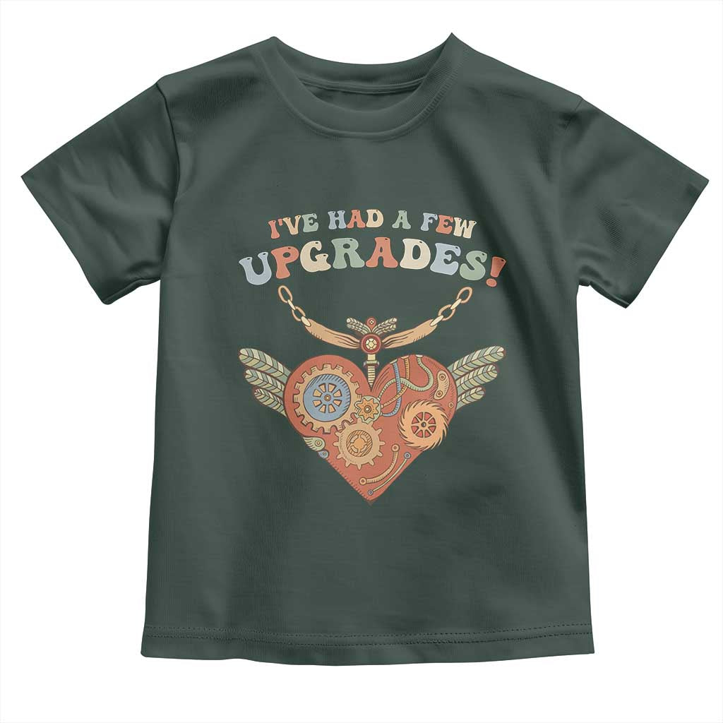 Congenital Heart Disease CHD Awareness Toddler T Shirt I've Had A Few Upgrades Toy Heart