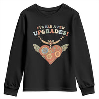 Congenital Heart Disease CHD Awareness Youth Sweatshirt I've Had A Few Upgrades Toy Heart