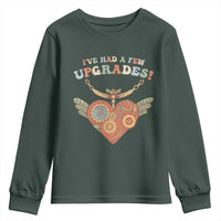 Congenital Heart Disease CHD Awareness Youth Sweatshirt I've Had A Few Upgrades Toy Heart