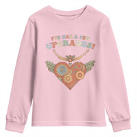 Congenital Heart Disease CHD Awareness Youth Sweatshirt I've Had A Few Upgrades Toy Heart