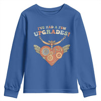 Congenital Heart Disease CHD Awareness Youth Sweatshirt I've Had A Few Upgrades Toy Heart