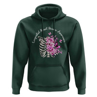 CHD Awareness Hoodie Congenital Heart Disease Awareness Floral Rib Cage