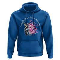 CHD Awareness Hoodie Congenital Heart Disease Awareness Floral Rib Cage