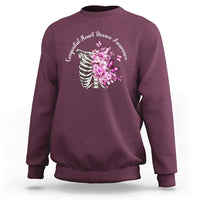 CHD Awareness Sweatshirt Congenital Heart Disease Awareness Floral Rib Cage