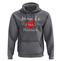 Mama Of A Heart Warrior Hoodie CHD Awareness Heart