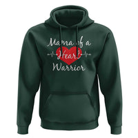 Mama Of A Heart Warrior Hoodie CHD Awareness Heart