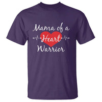 Mama Of A Heart Warrior T Shirt CHD Awareness Heart