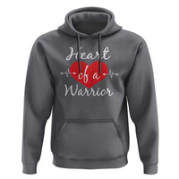 Heart Of A Warrior Hoodie CHD Awareness Heart