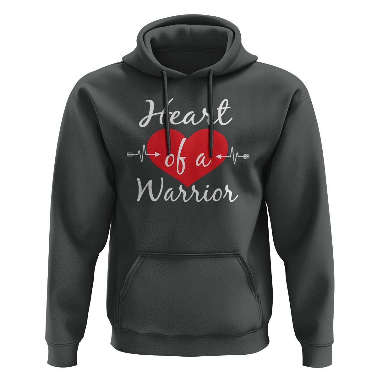 Heart Of A Warrior Hoodie CHD Awareness Heart