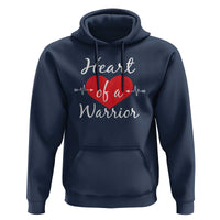 Heart Of A Warrior Hoodie CHD Awareness Heart