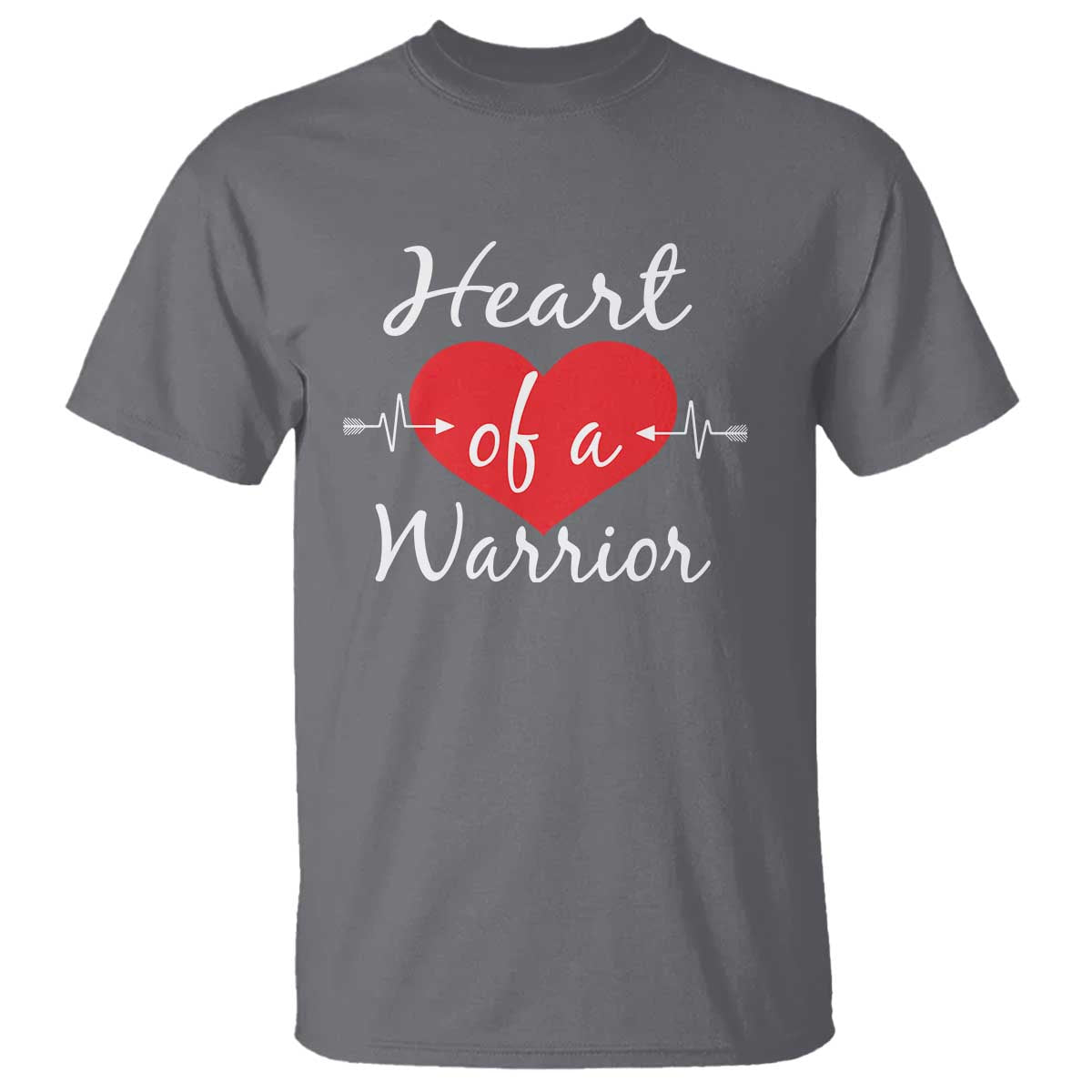 Heart Of A Warrior T Shirt CHD Awareness Heart