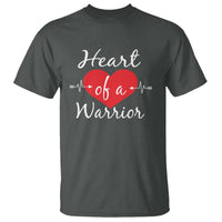 Heart Of A Warrior T Shirt CHD Awareness Heart