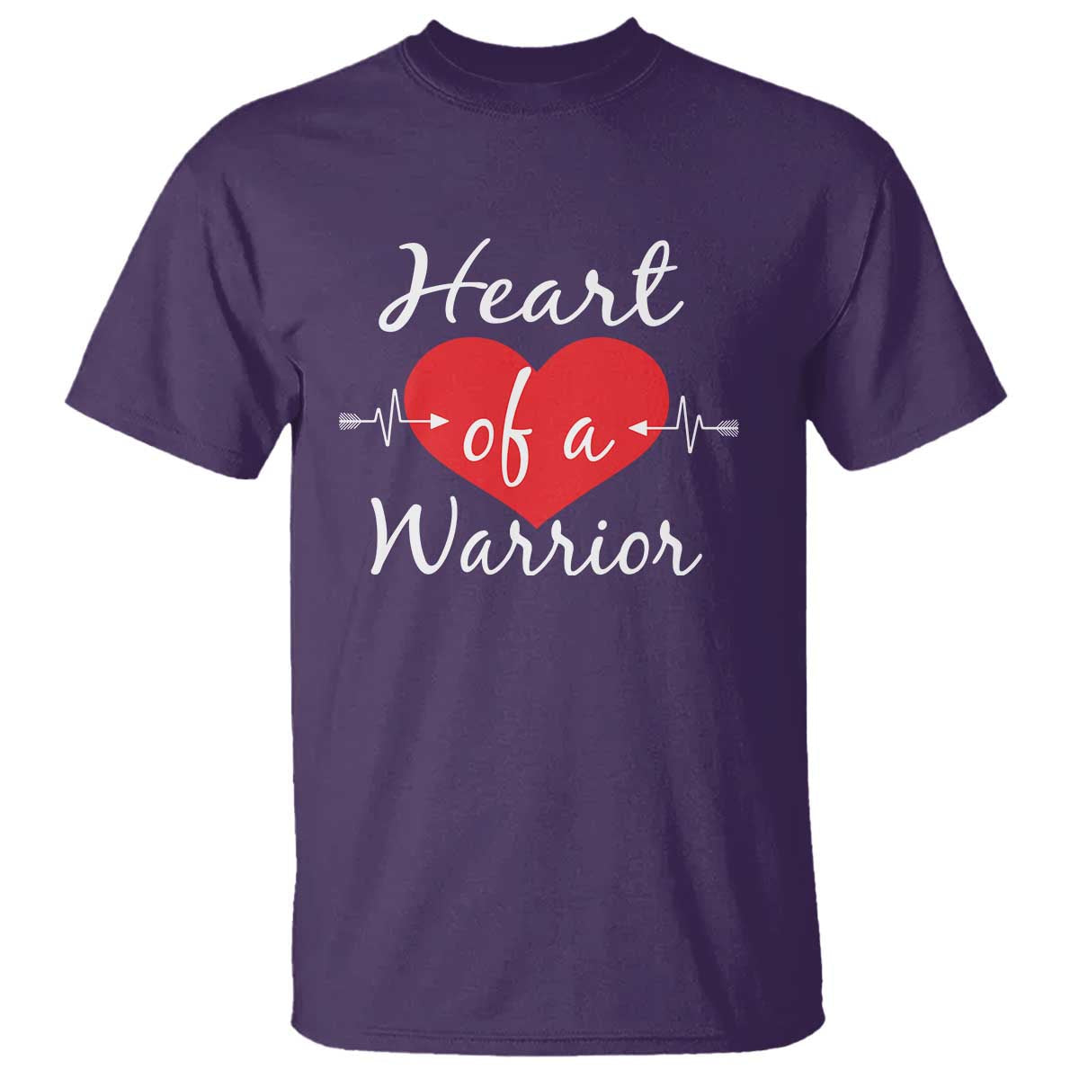 Heart Of A Warrior T Shirt CHD Awareness Heart