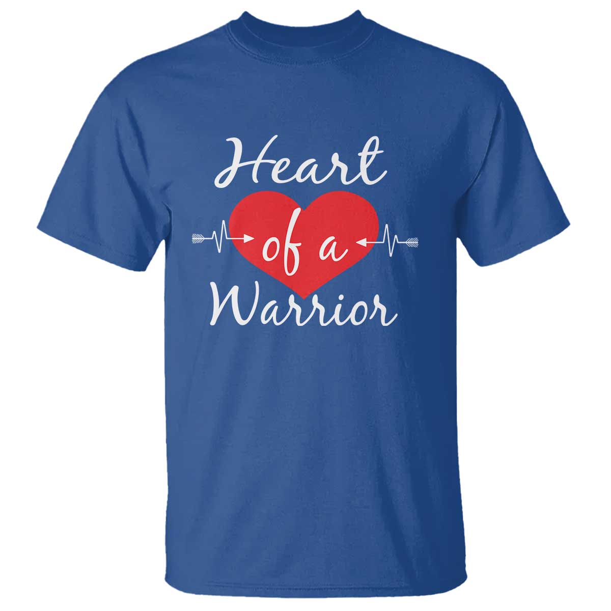 Heart Of A Warrior T Shirt CHD Awareness Heart