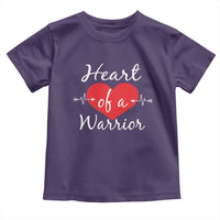 Heart Of A Warrior Toddler T Shirt CHD Awareness Heart