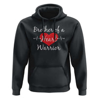 Brother Of A Heart Warrior Hoodie CHD Awareness Heart