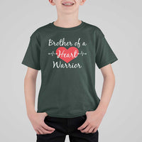 Brother Of A Heart Warrior T Shirt For Kid CHD Awareness Heart