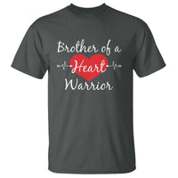 Brother Of A Heart Warrior T Shirt CHD Awareness Heart