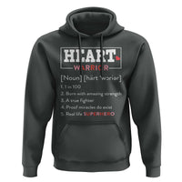 Heart Warrior Definition Hoodie Congenital Heart Disease CHD Awareness