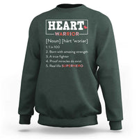 Heart Warrior Definition Sweatshirt Congenital Heart Disease CHD Awareness