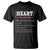Heart Warrior Definition T Shirt Congenital Heart Disease CHD Awareness