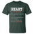 Heart Warrior Definition T Shirt Congenital Heart Disease CHD Awareness