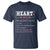 Heart Warrior Definition T Shirt Congenital Heart Disease CHD Awareness
