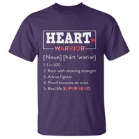 Heart Warrior Definition T Shirt Congenital Heart Disease CHD Awareness