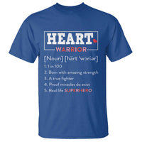 Heart Warrior Definition T Shirt Congenital Heart Disease CHD Awareness