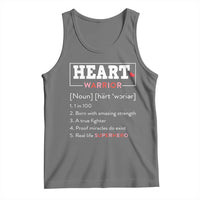 Heart Warrior Definition Tank Top Congenital Heart Disease CHD Awareness