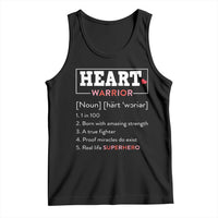 Heart Warrior Definition Tank Top Congenital Heart Disease CHD Awareness