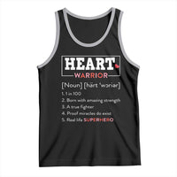 Heart Warrior Definition Tank Top Congenital Heart Disease CHD Awareness