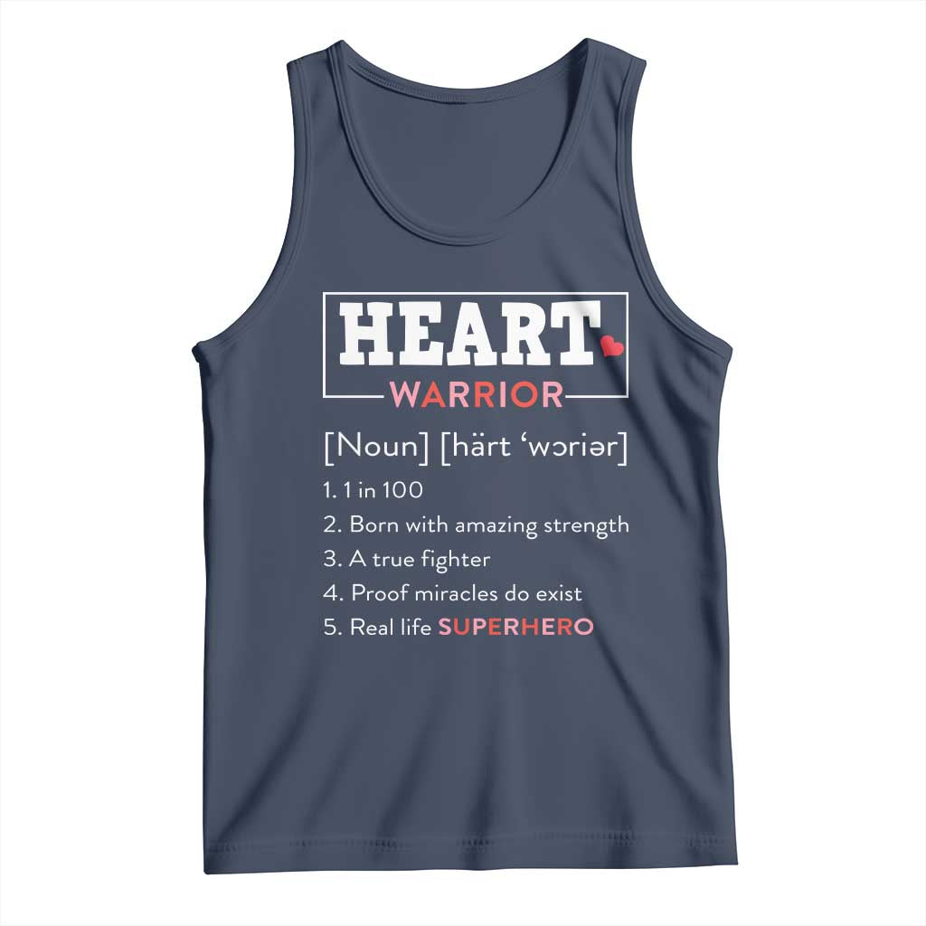 Heart Warrior Definition Tank Top Congenital Heart Disease CHD Awareness