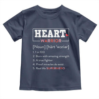 Heart Warrior Definition Toddler T Shirt Congenital Heart Disease CHD Awareness