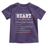 Heart Warrior Definition Toddler T Shirt Congenital Heart Disease CHD Awareness