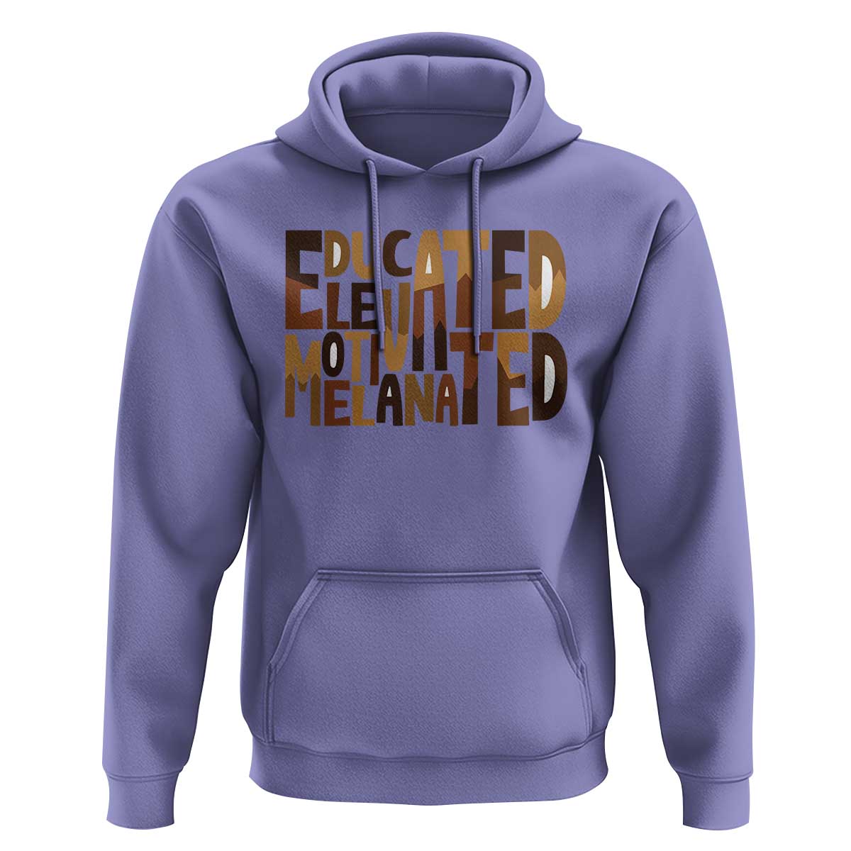 Educated Elevated Motivated Melanated Hoodie Proud African American