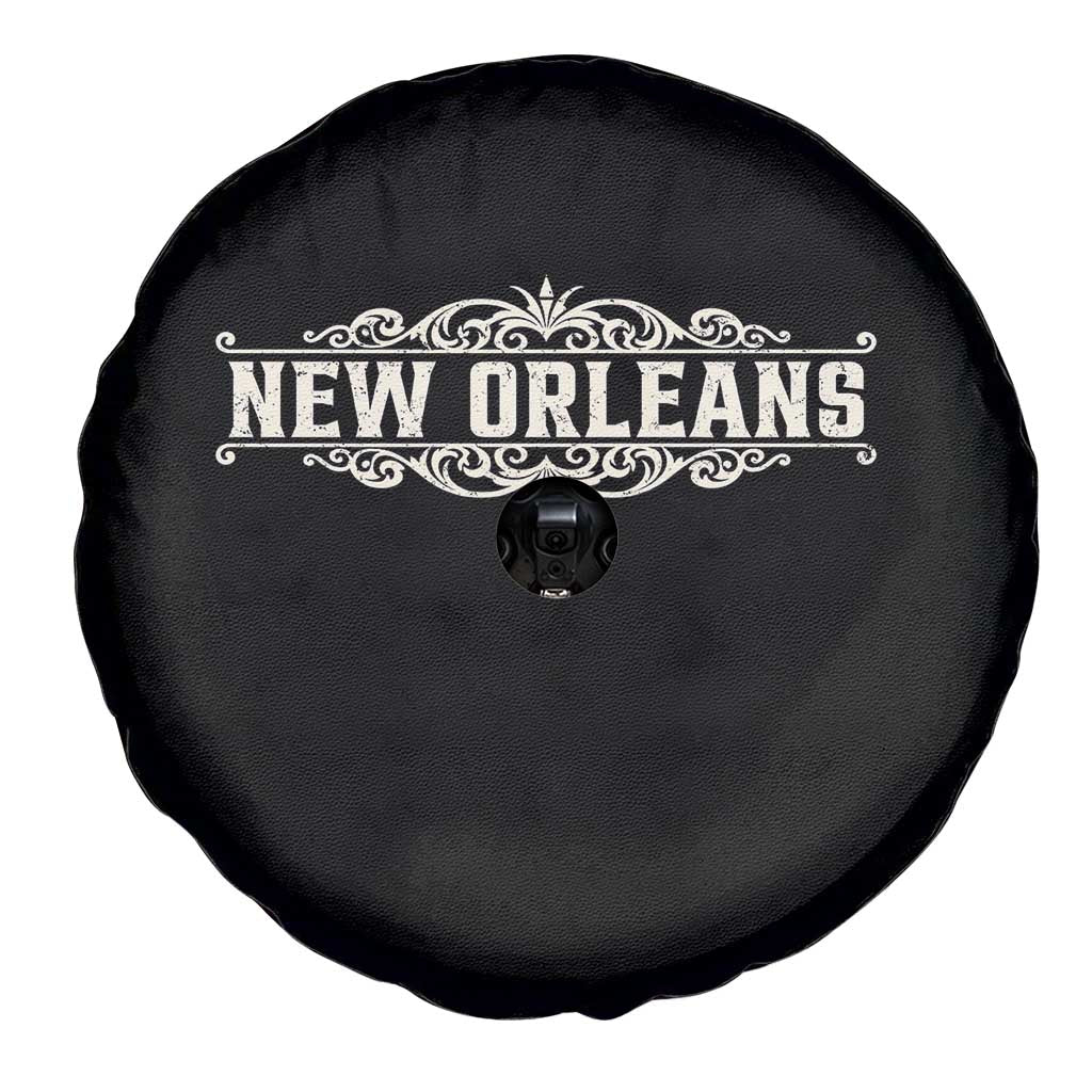 NOLA New Orleans Pride Vintage Scrollwork Spare Tire Cover