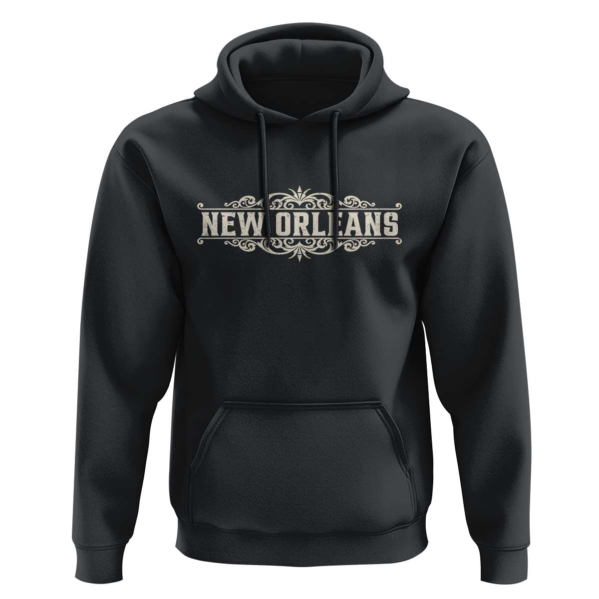 NOLA New Orleans Pride Vintage Scrollwork Hoodie