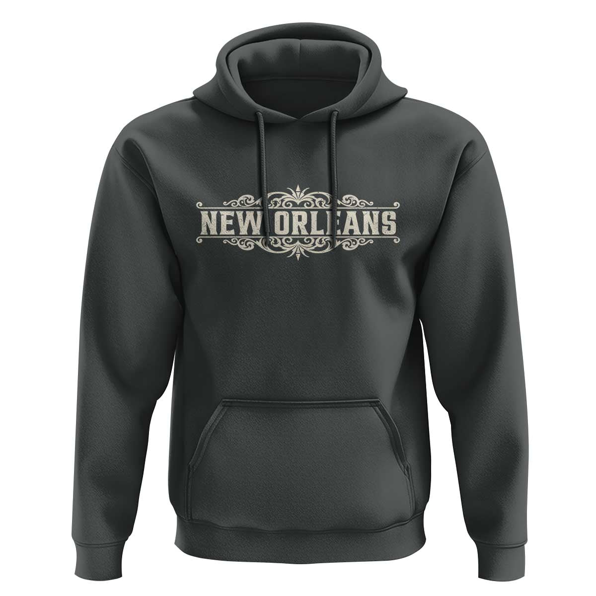 NOLA New Orleans Pride Vintage Scrollwork Hoodie