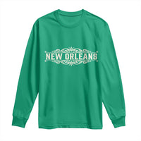 NOLA New Orleans Pride Vintage Scrollwork Long Sleeve Shirt