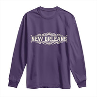 NOLA New Orleans Pride Vintage Scrollwork Long Sleeve Shirt