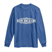 NOLA New Orleans Pride Vintage Scrollwork Long Sleeve Shirt