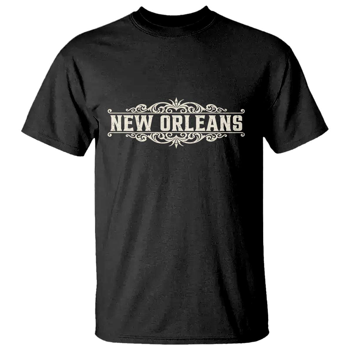 NOLA New Orleans Pride Vintage Scrollwork T Shirt