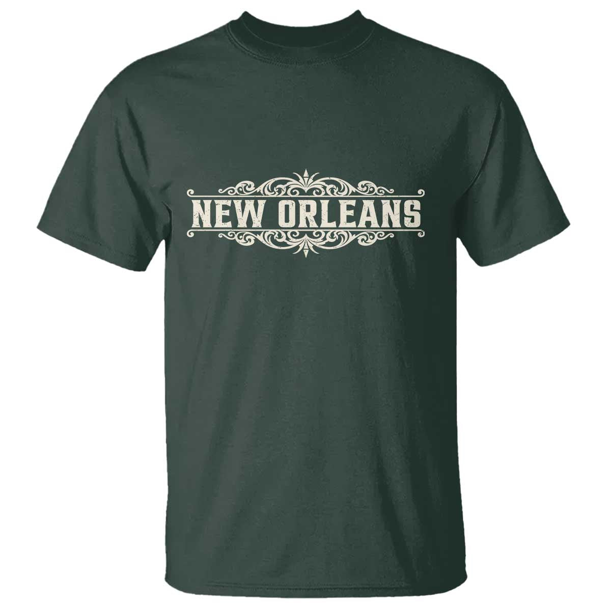 NOLA New Orleans Pride Vintage Scrollwork T Shirt