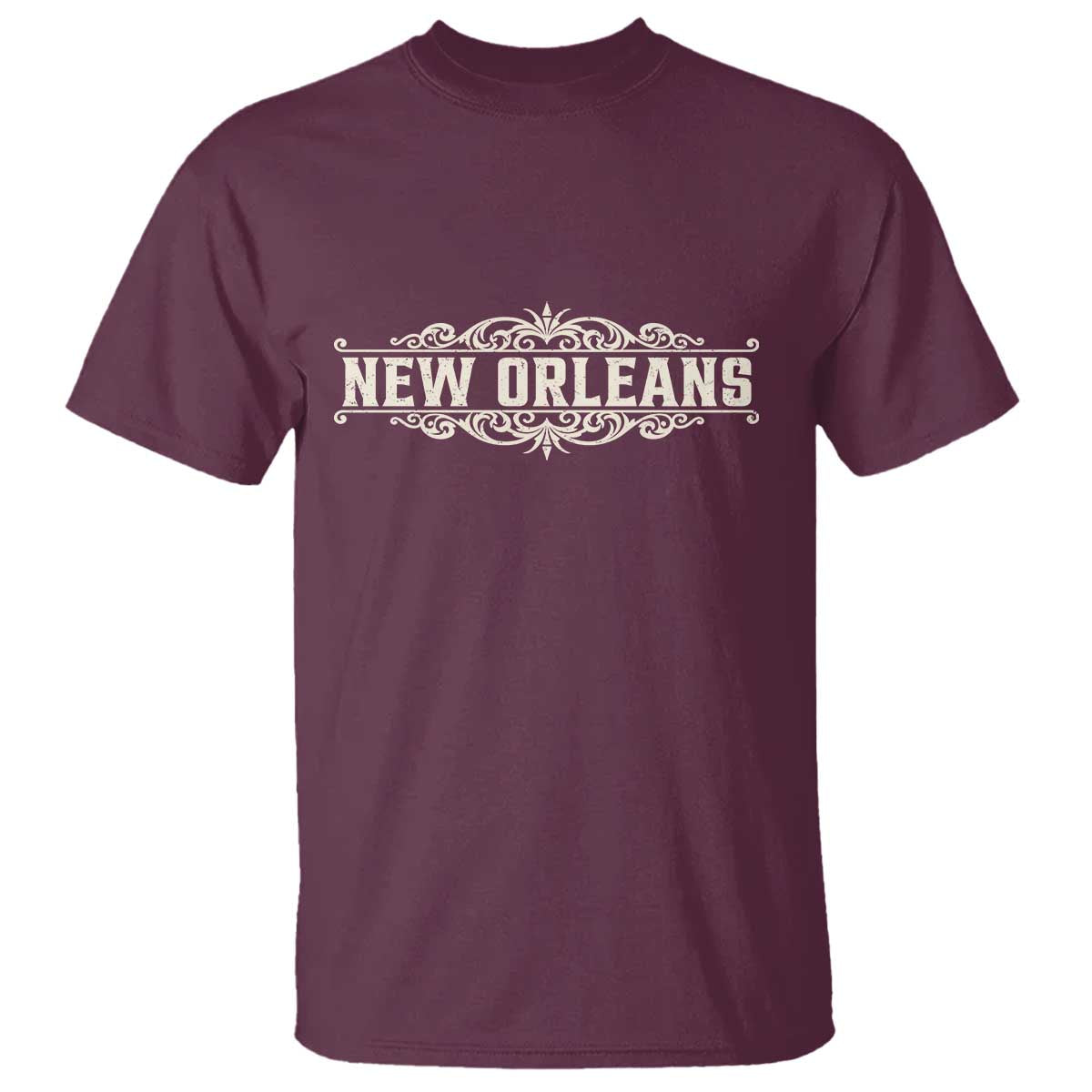 NOLA New Orleans Pride Vintage Scrollwork T Shirt