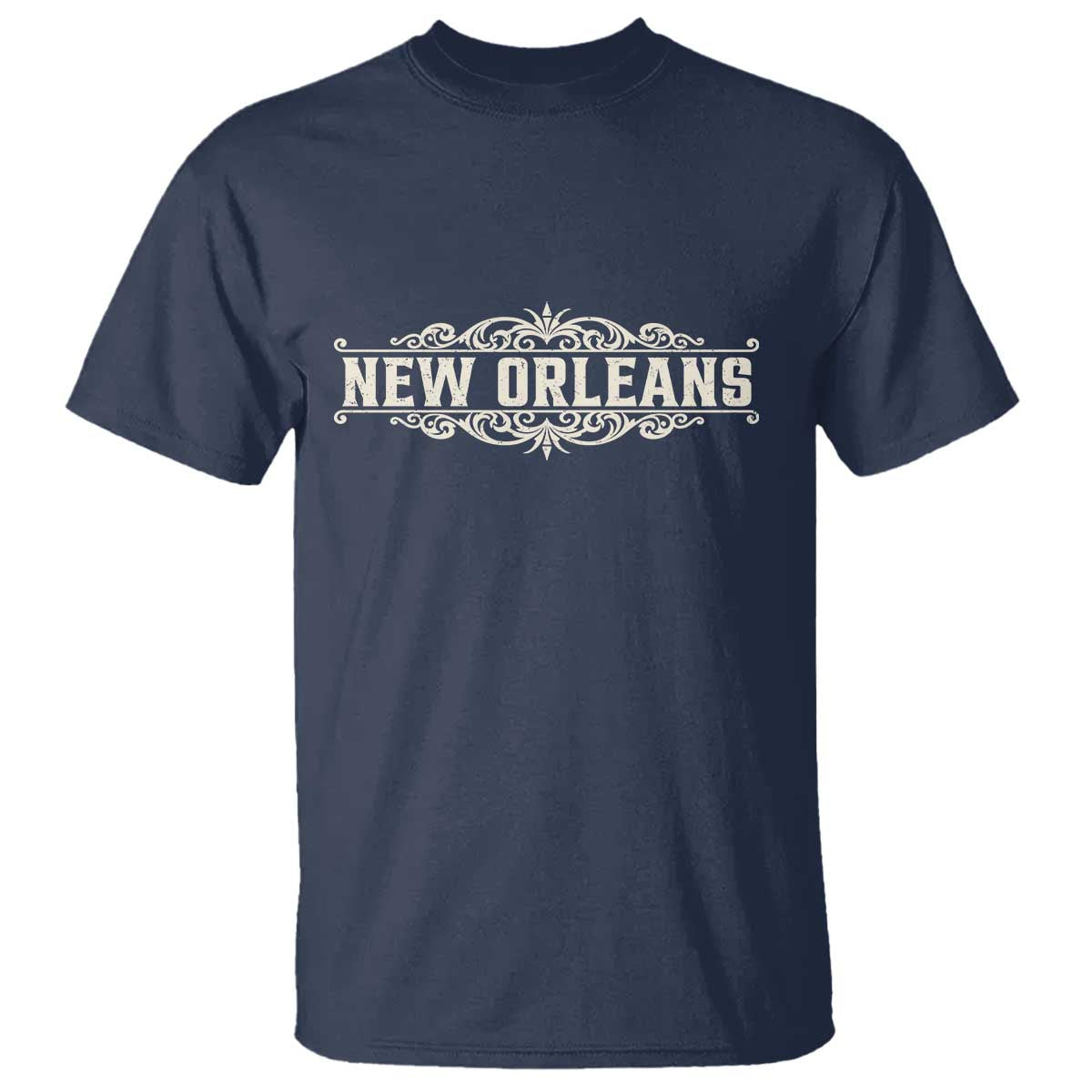 NOLA New Orleans Pride Vintage Scrollwork T Shirt